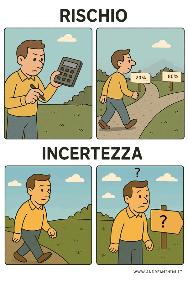 la differenza tra rischio e incertezza